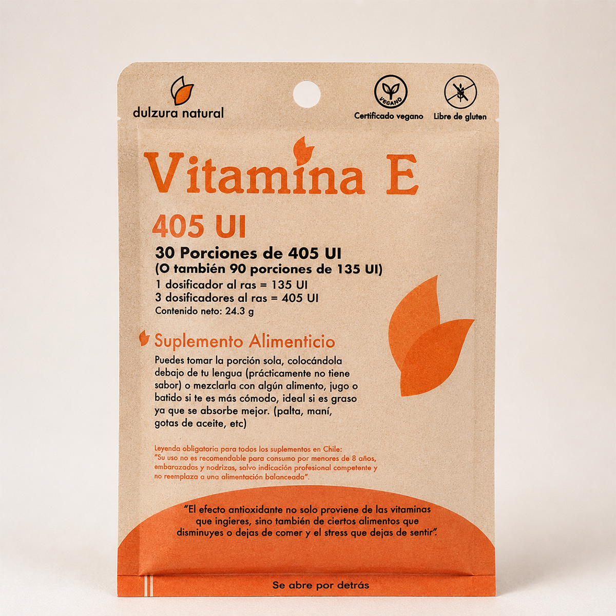 Vitamina E - Dulzura Natural