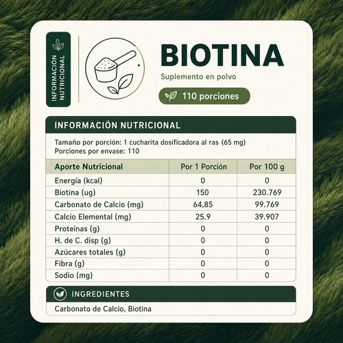 Biotina - Dulzura Natural