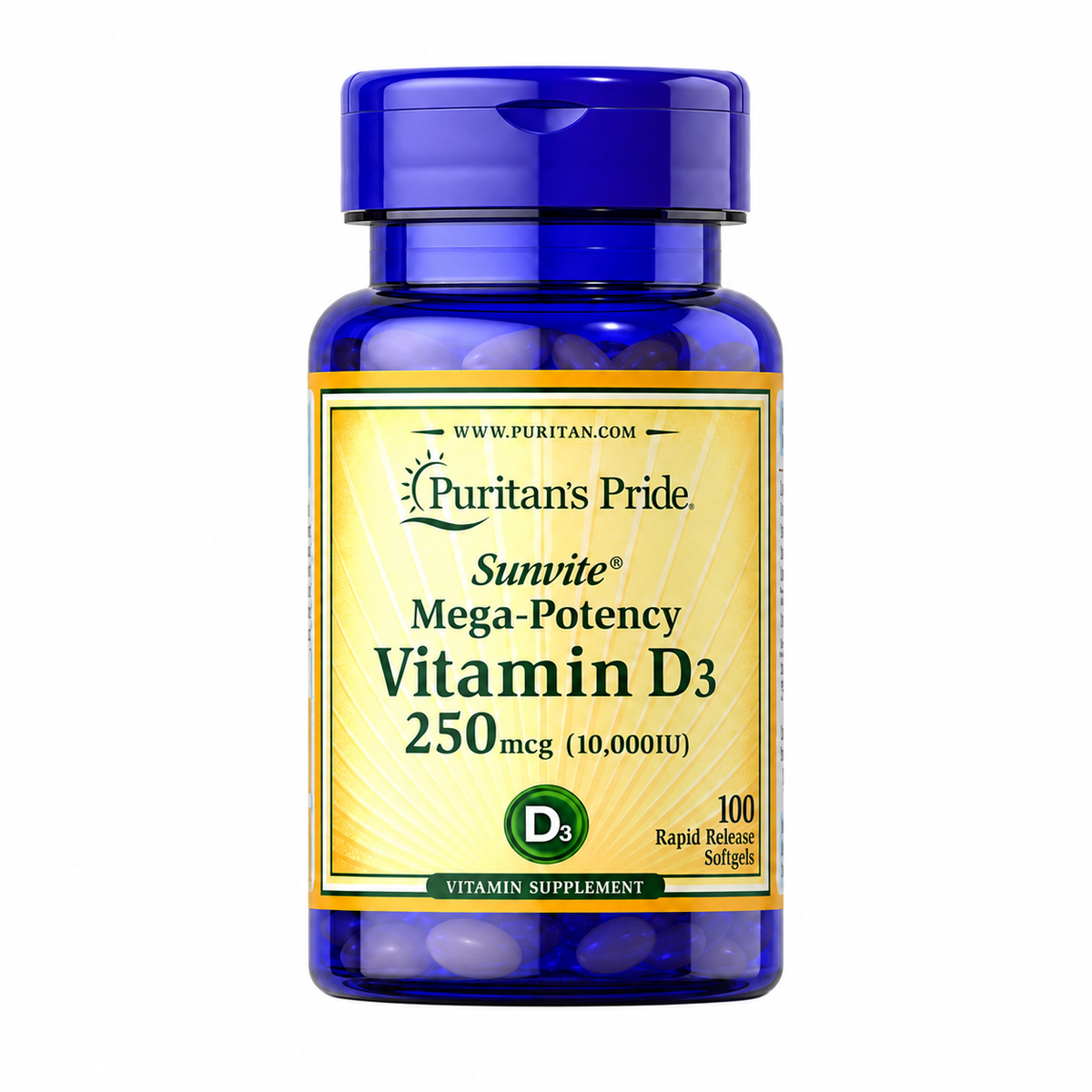 Vitamina D3 10.000 UI | Puritan’s Pride