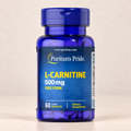 L-Carnitina 500 mg Puritan’s Pride, frasco de 60 comprimidos recubiertos