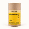 Multivitamínico BioStream, envase de cartón con 120 cápsulas.