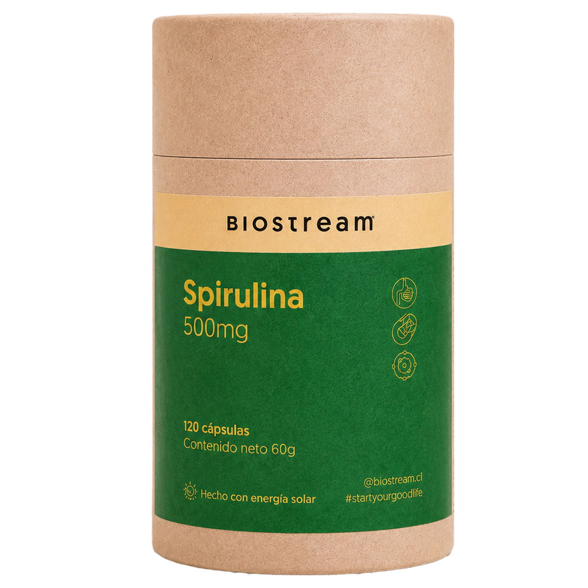Spirulina 500mg - BioStream
