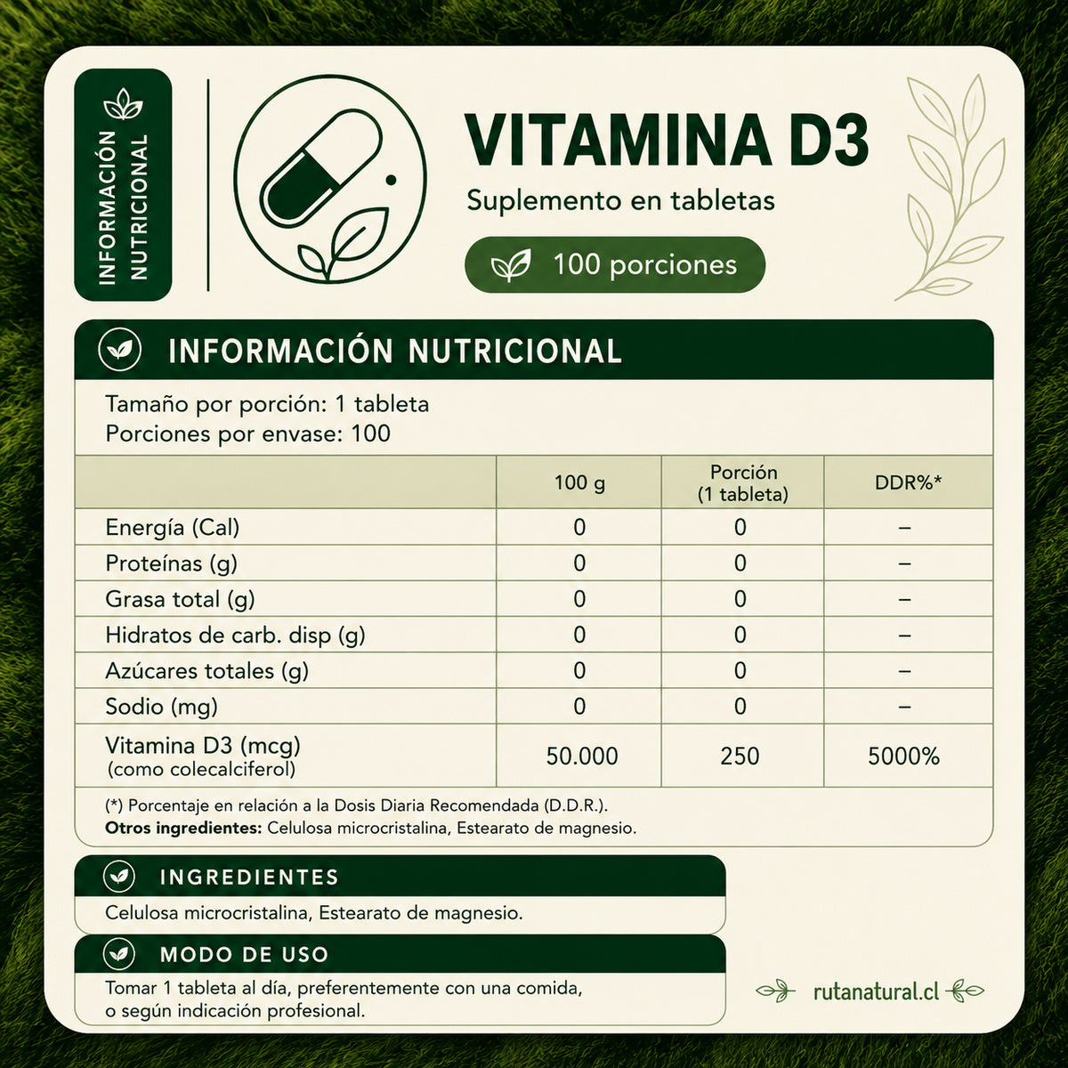 Vitamina D3 10.000UI