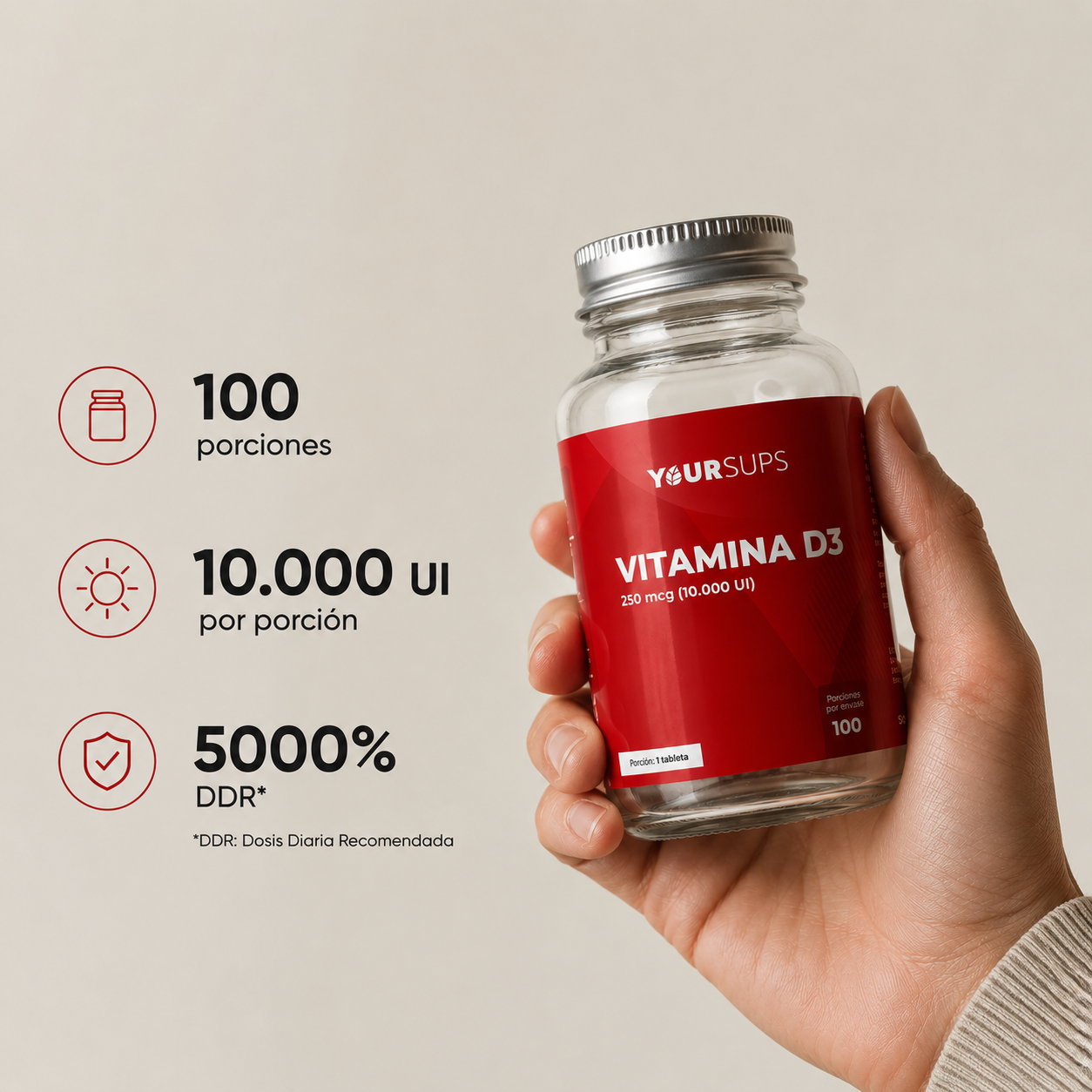 Vitamina D3 10.000UI