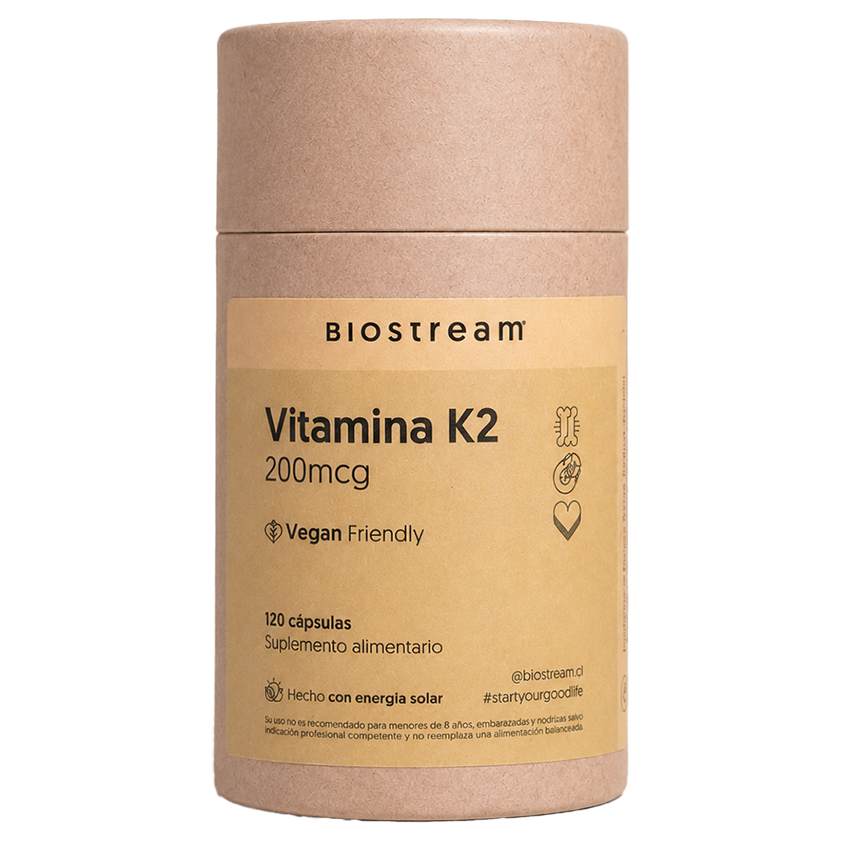 Vitamina K2 120 Cápsulas 200mcg